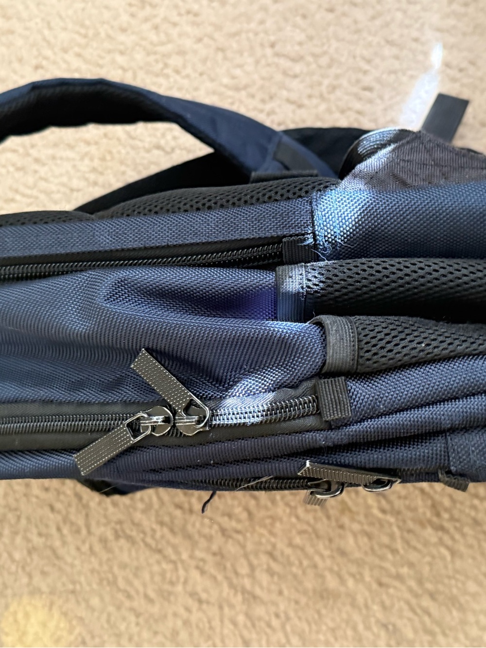Perry Ellis Deep Navy Laptop Backpack for Men - Picture 5 of 5